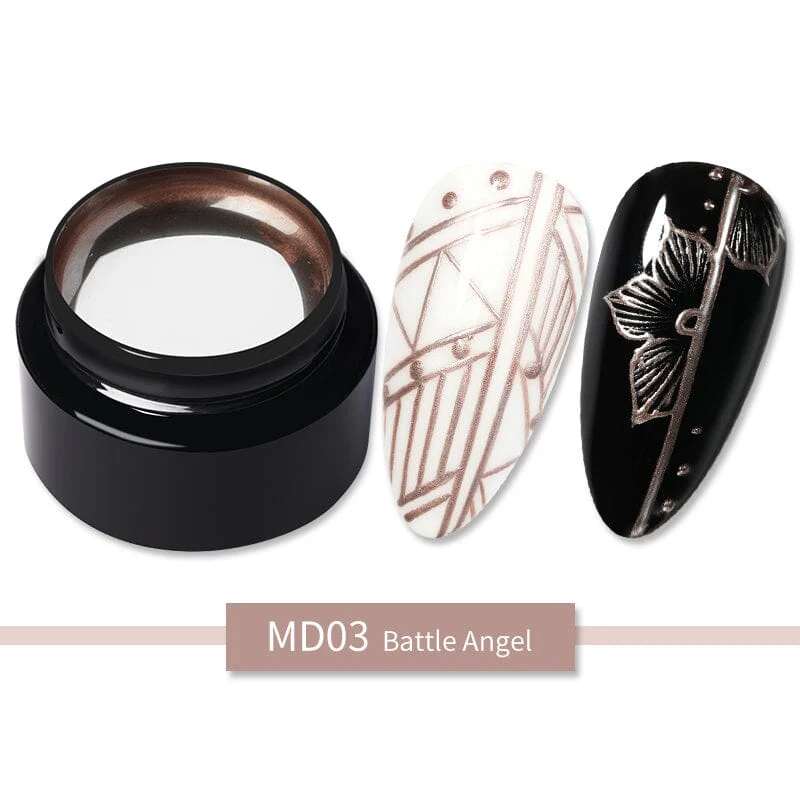 Rosegold Metallic Drawing Gel MD03 5ml - Image 17
