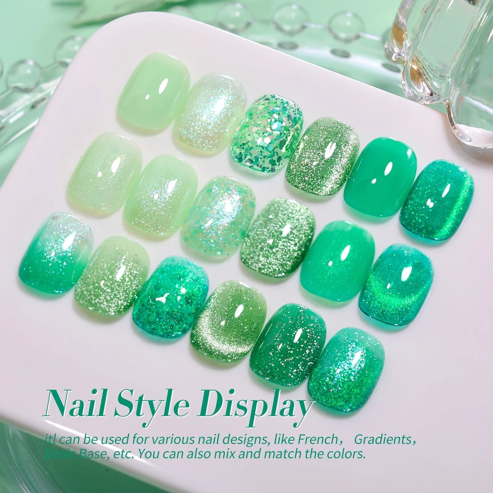 6 Colors Jelly Magnetic Gel J46 Fireflies Forest 7ml - Image 7