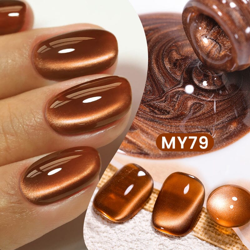 Glass Cat Magnetic Gel MY79 Caramel 10ml - Image 3