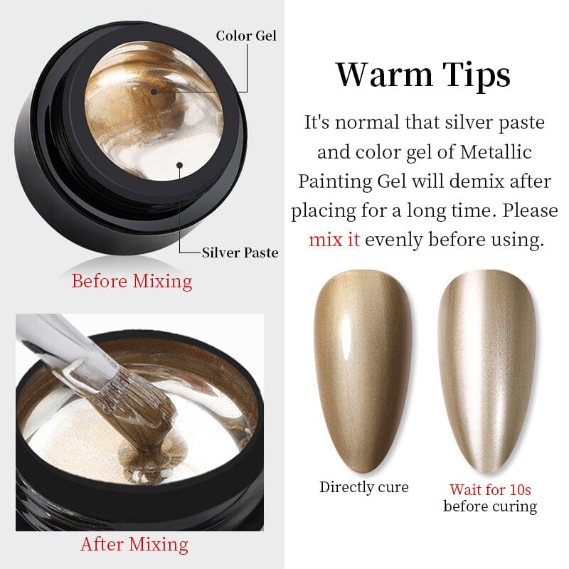 Rosegold Metallic Drawing Gel MD03 5ml - Image 18